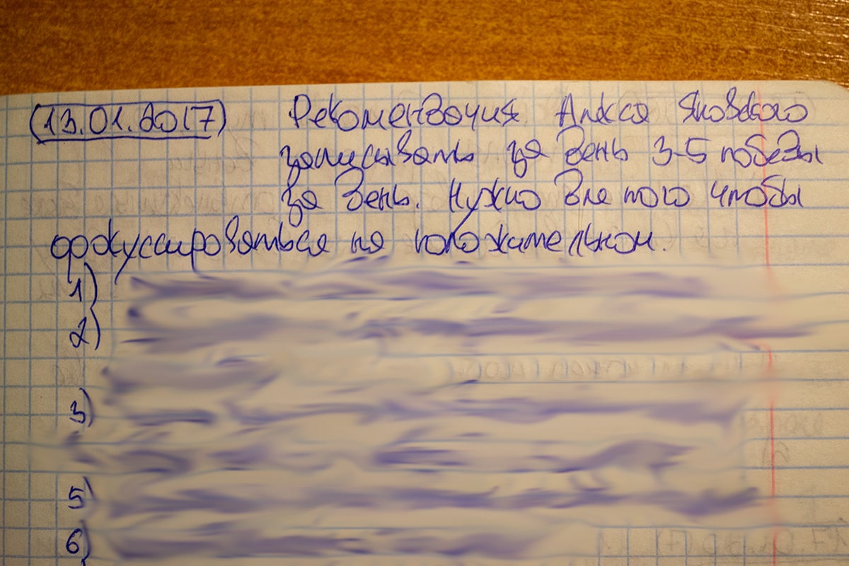 Дневник побед