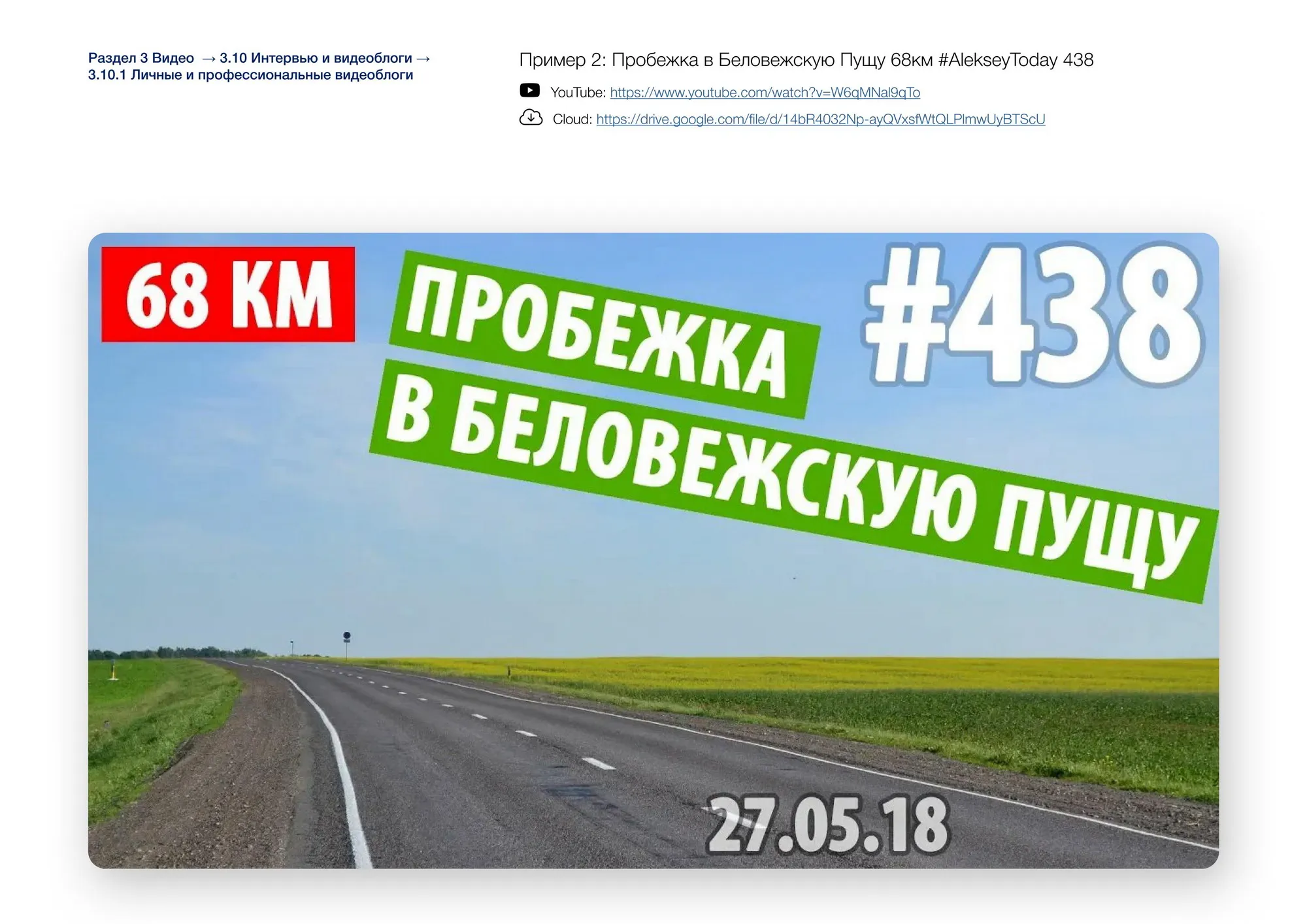Интервью и видеоблоги