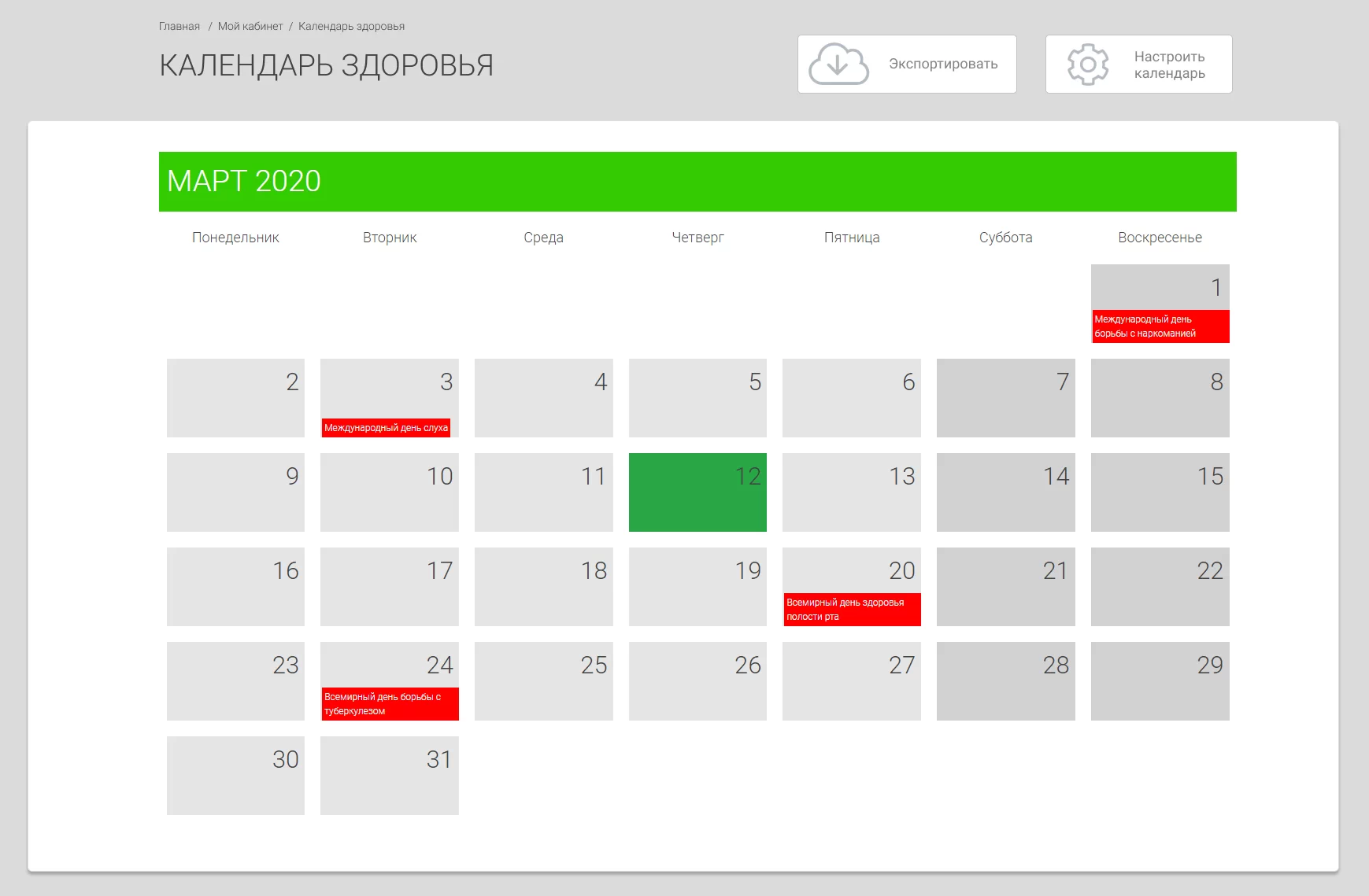 Медицинские платформы